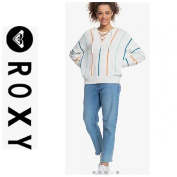 Roxy Bay of Rainbows Hoodie - Picture 1 of 8